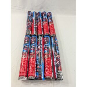 10) Ten Total 50 Packs Glow Stick Bracelets 50 pack‎  Red White And Blue Only